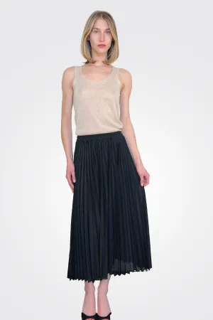 Emi Lurex Skirt - Black