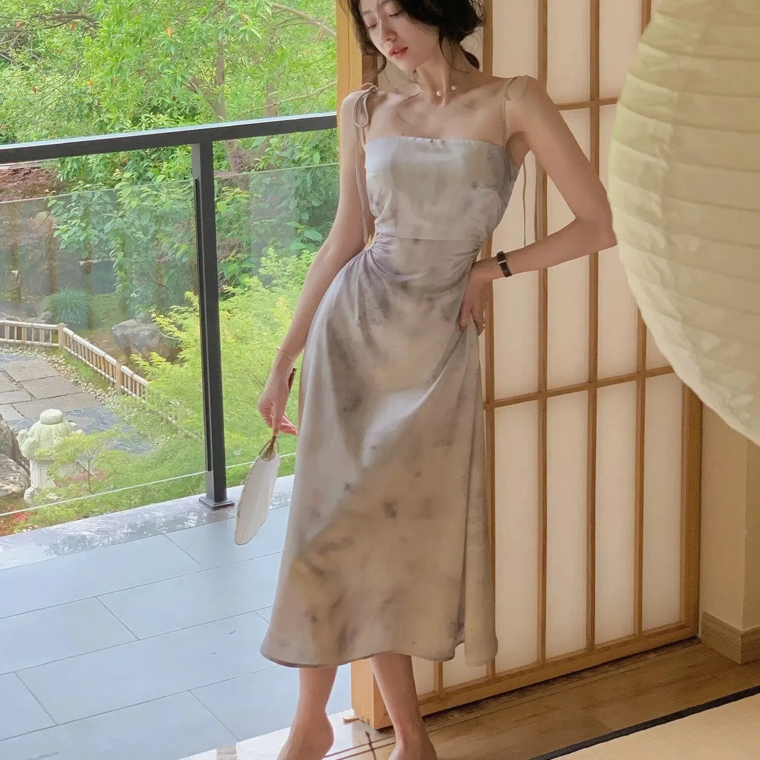 Eugenia® | Mid-length satin dresses for women