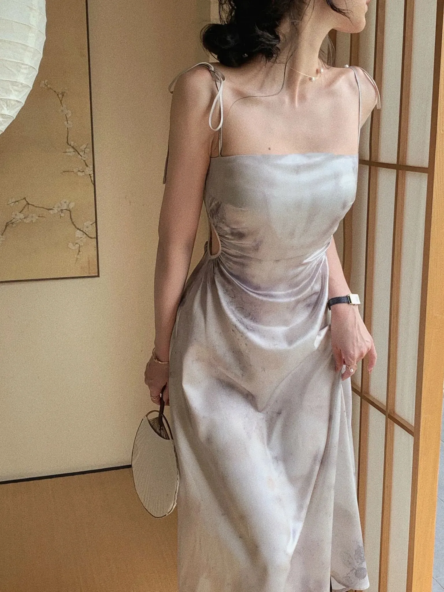 Eugenia® | Mid-length satin dresses for women