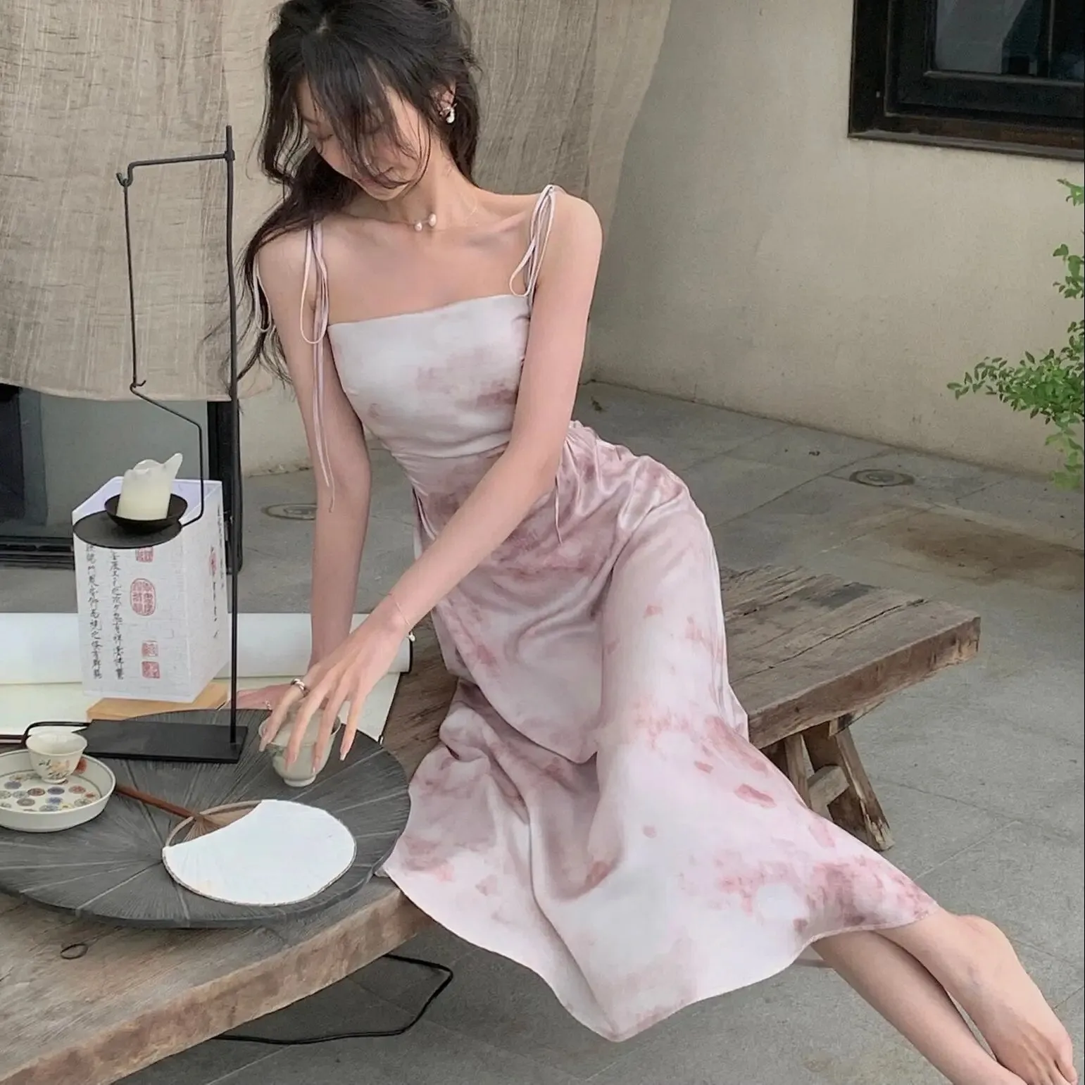 Eugenia® | Mid-length satin dresses for women