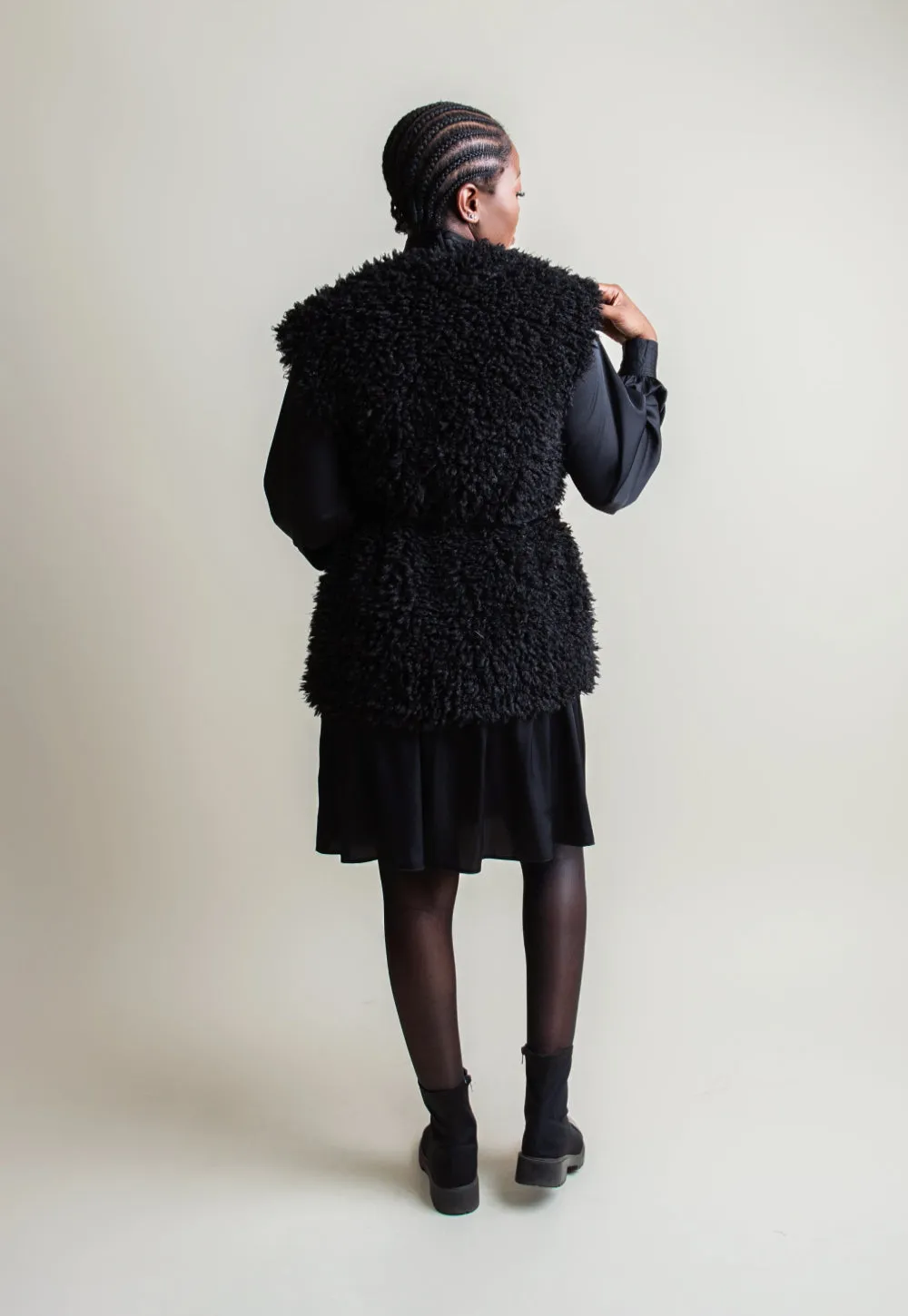 Faux fur Gilet