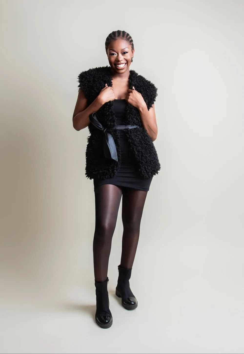 Faux fur Gilet
