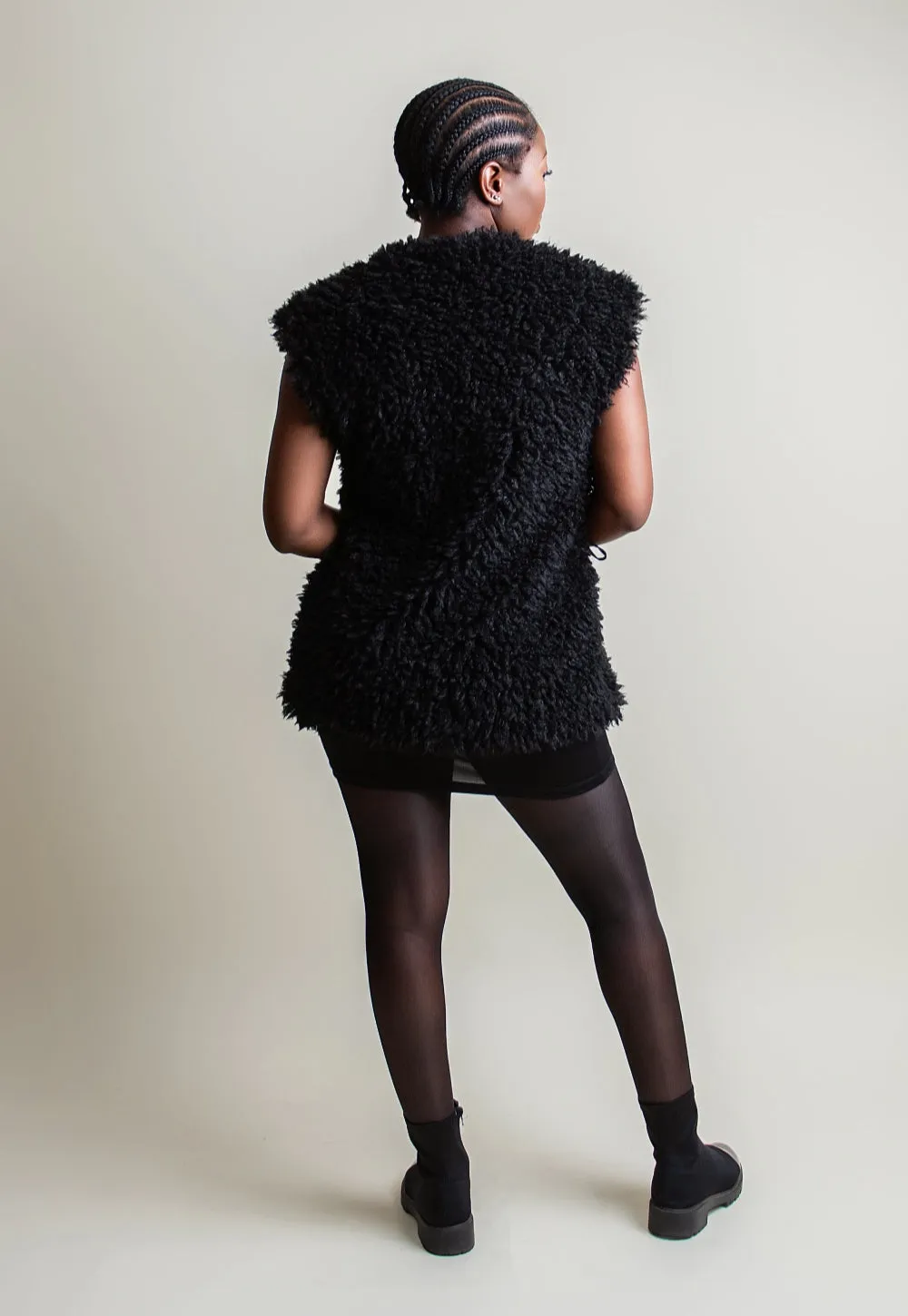 Faux fur Gilet