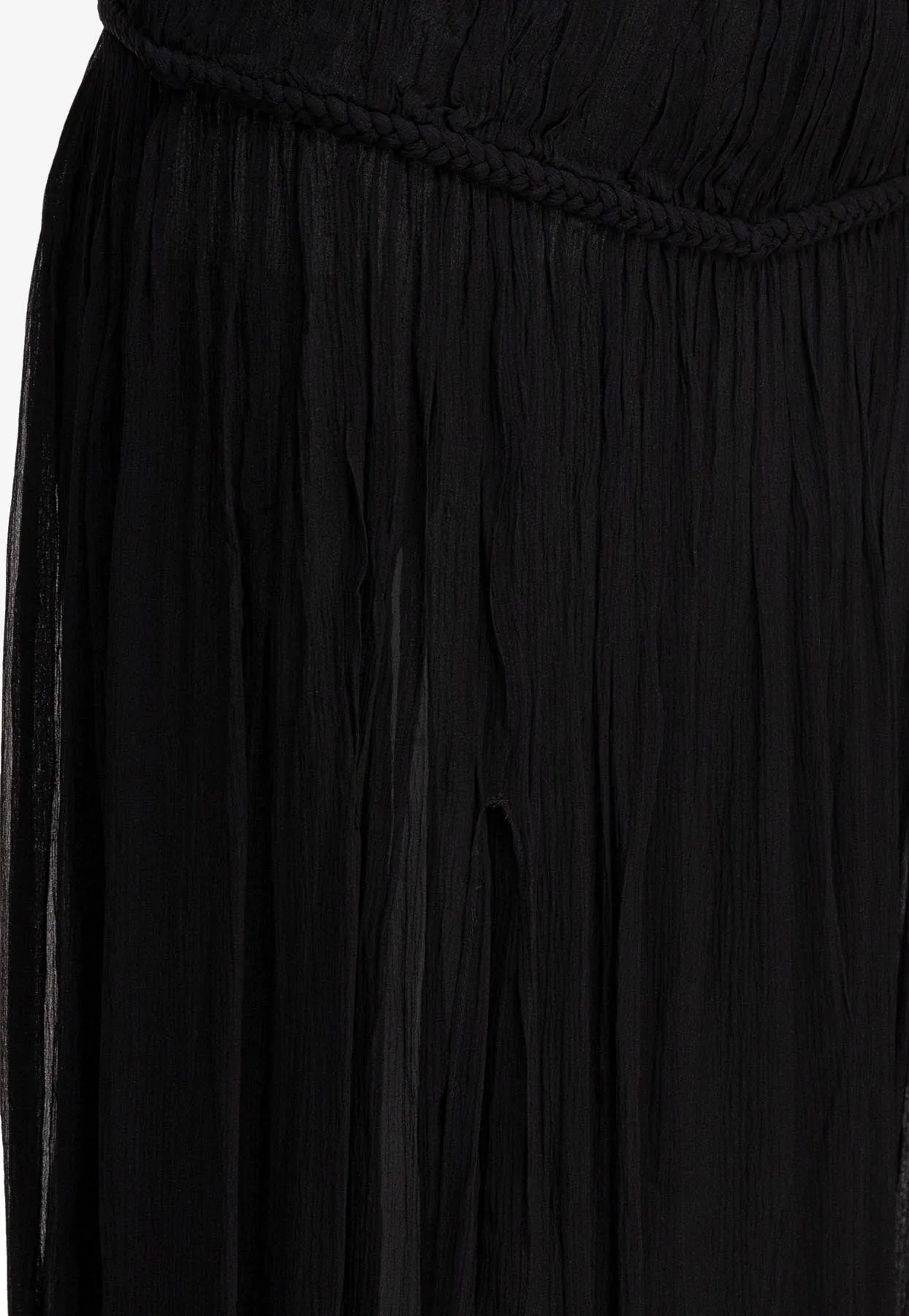Fringed Midi Skirt