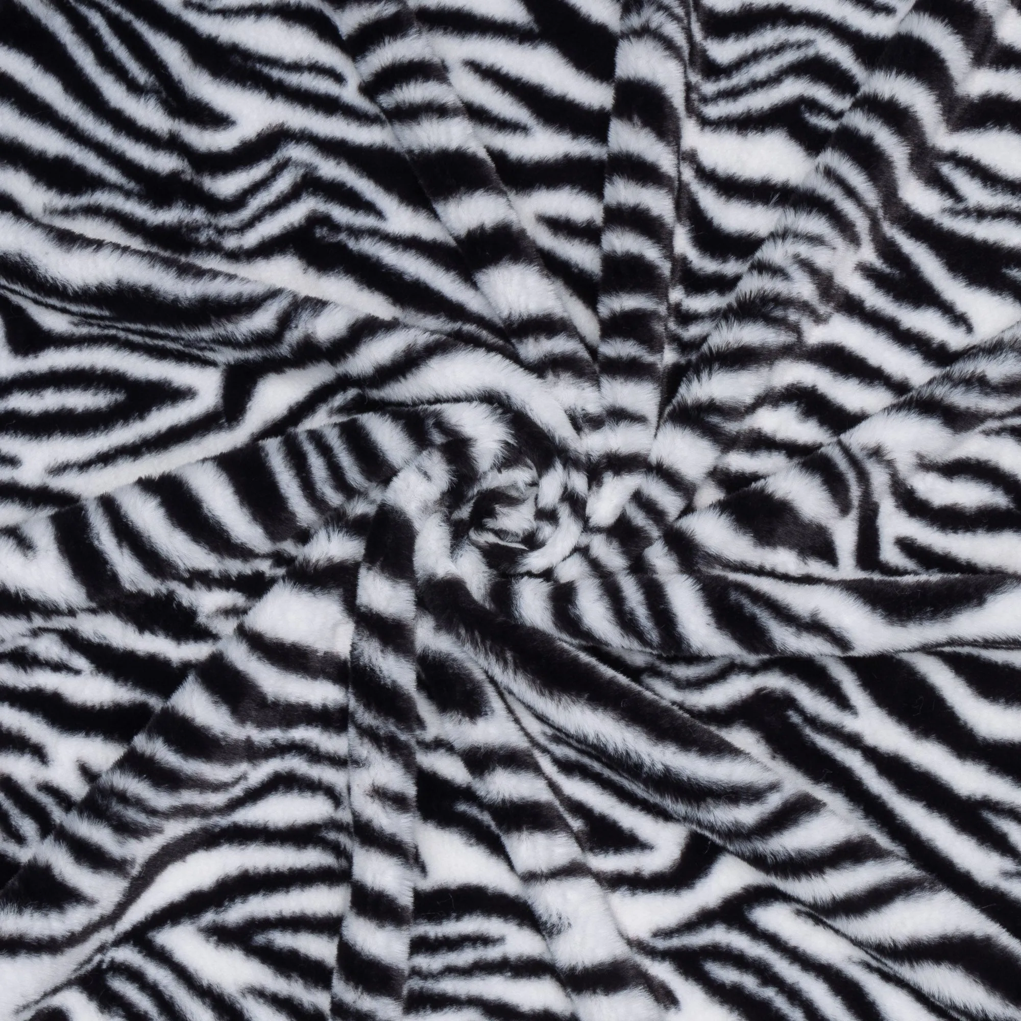 Fur White Tiger Print