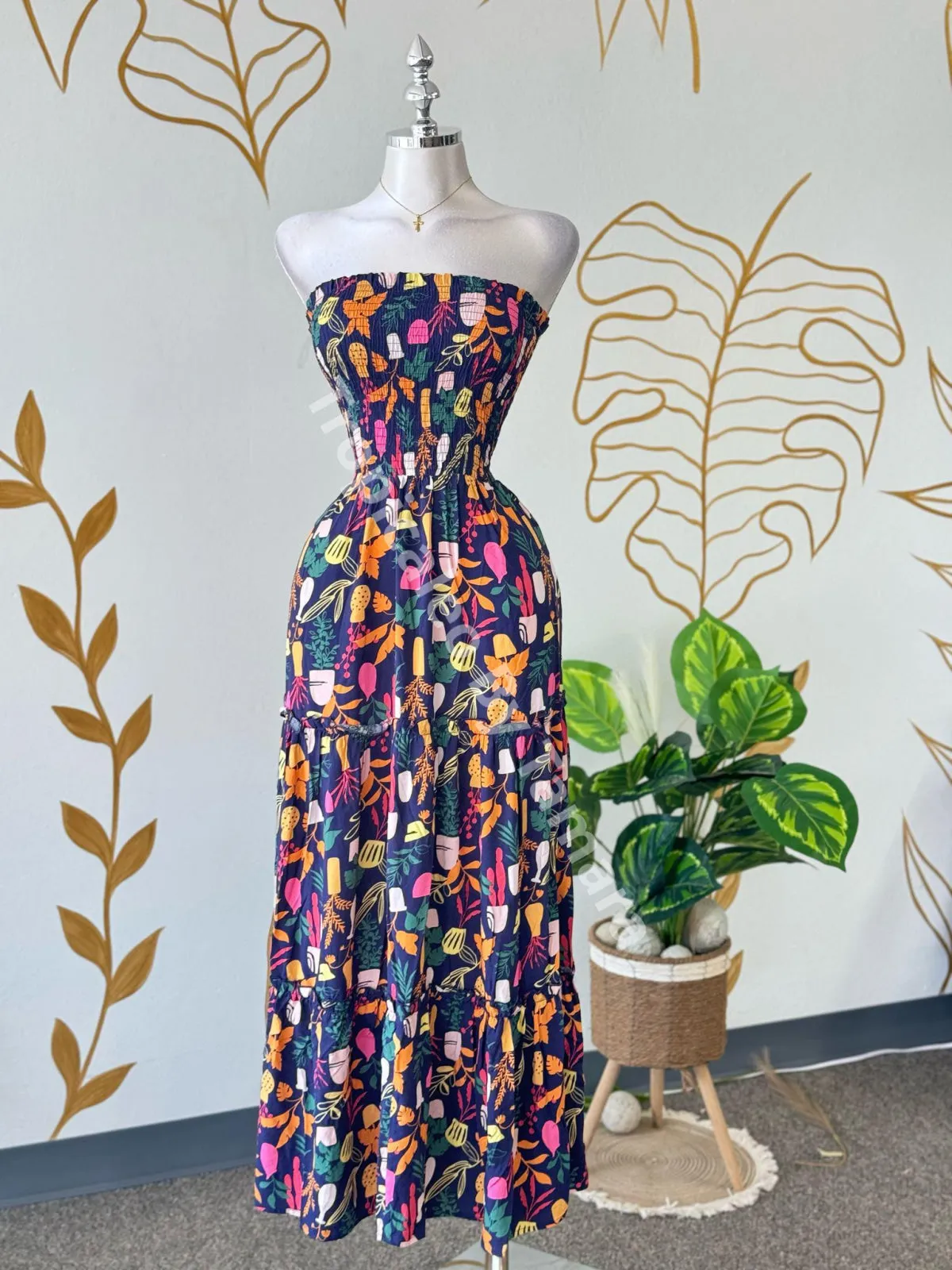 Garden Breeze Tube Maxi