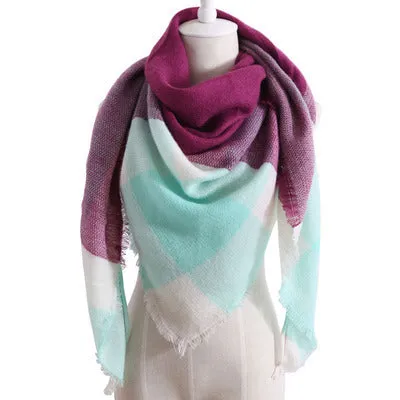Geometric Triangle Scarf