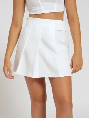 Girls Pleated Skirt - White
