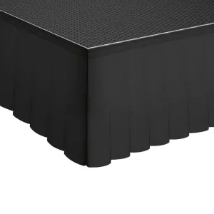 Global Truss GT Stage Deck Wool Serge Pleated Skirt 105 x 60cm