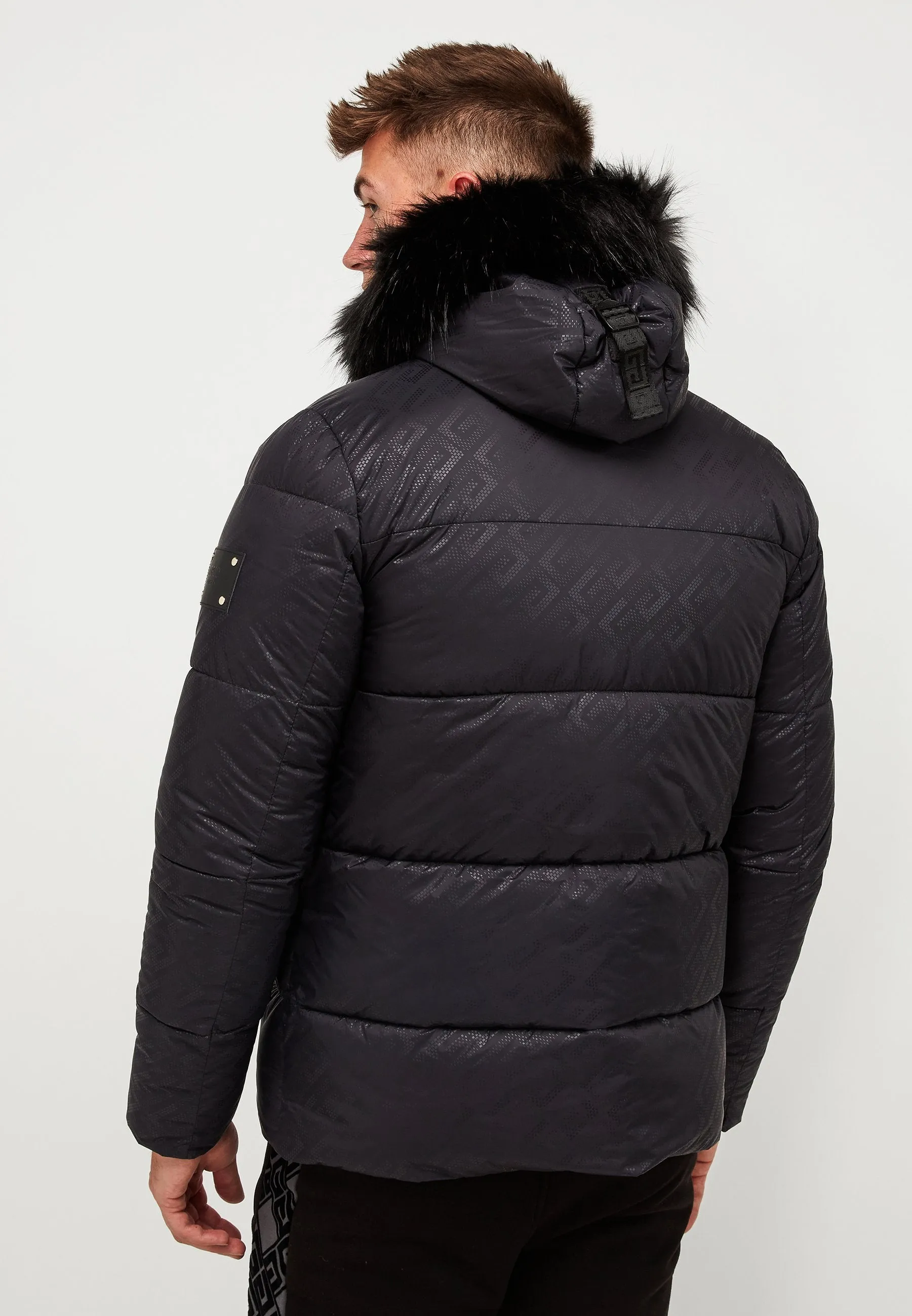 Glorious Gangsta Aziri Puffer Jacket Black