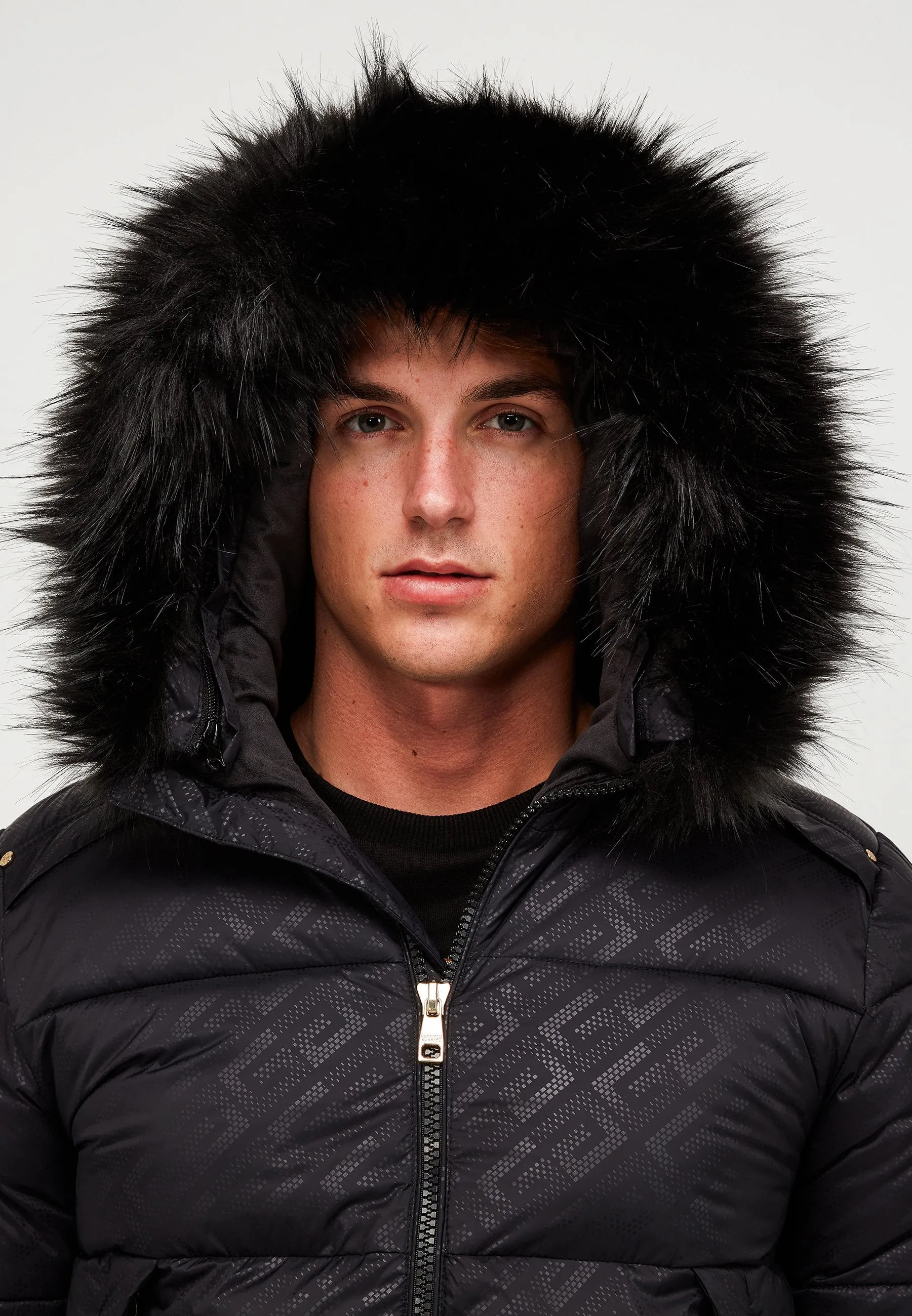 Glorious Gangsta Aziri Puffer Jacket Black