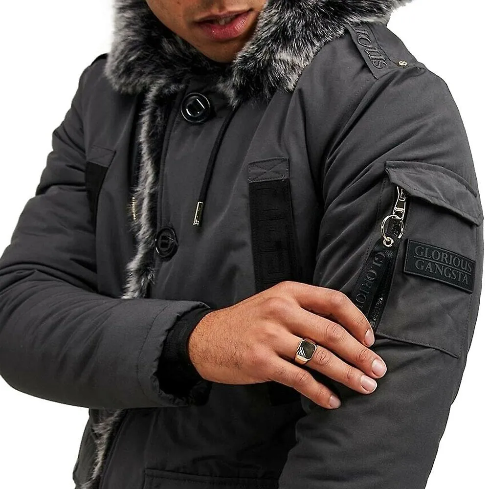 Glorious Gangsta Parklea Parka Grey