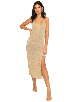 Golden Girl Maxi Dress ::RET