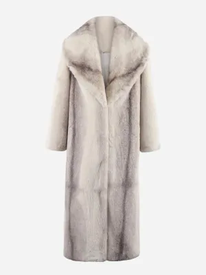 Gradient Faux Fur Coat
