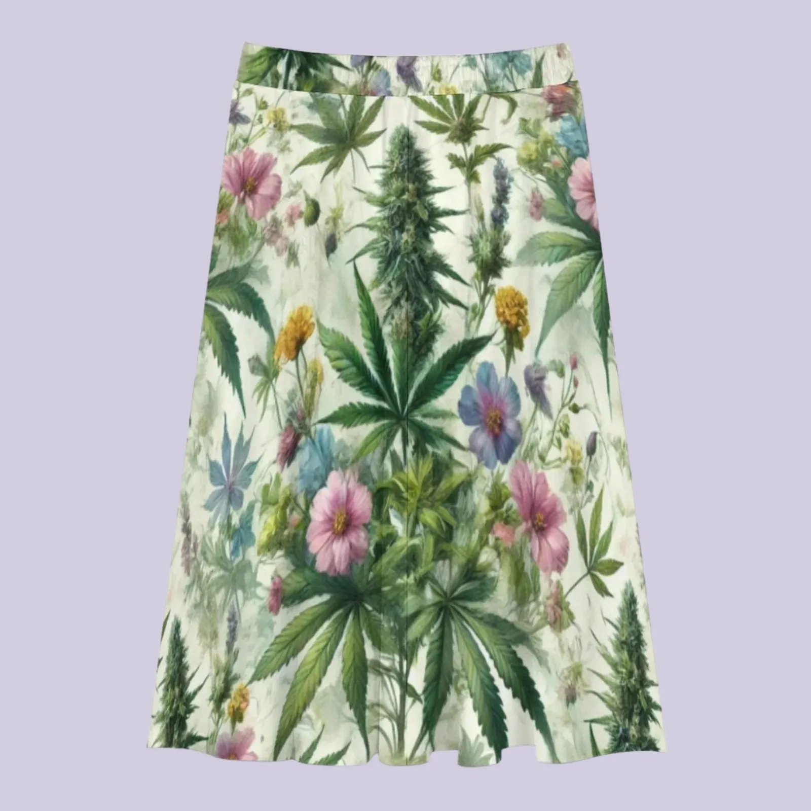 HER.B Garden Pleated Skirt