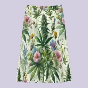HER.B Garden Pleated Skirt