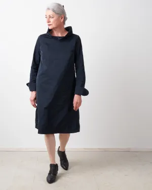 high-neck dress - night