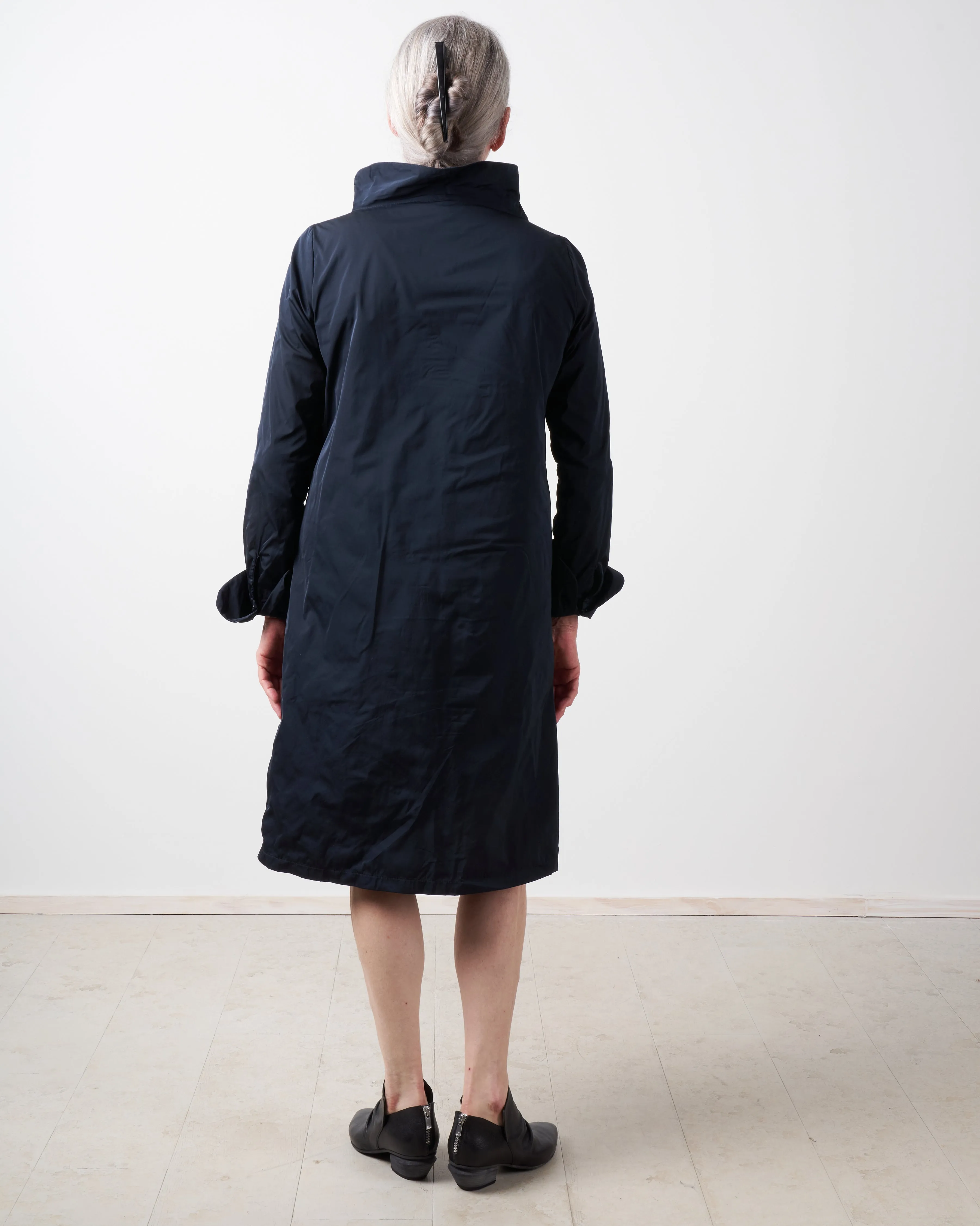 high-neck dress - night