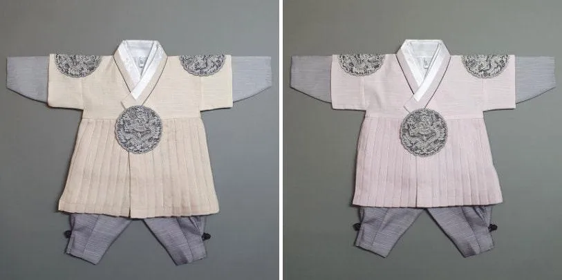 Hyungoon Pleated Pastel Boy Hanbok (100D-8YR)