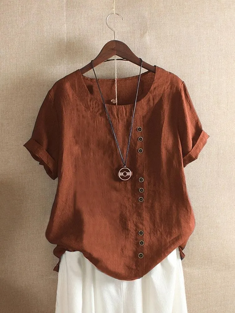 Inara™ - Buttoned Casual Top