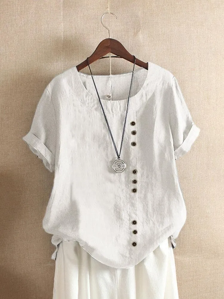 Inara™ - Buttoned Casual Top