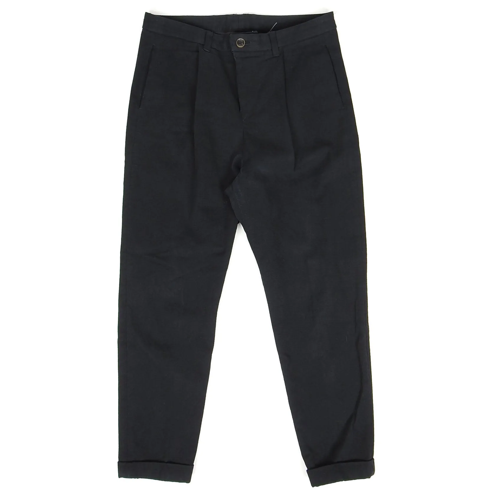Individual Sentiments Black Pleated Pants Size 1