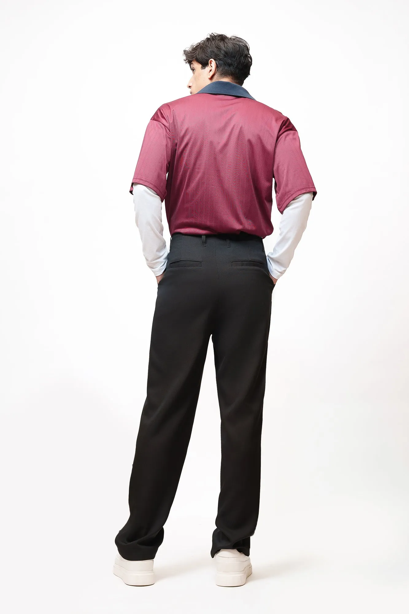 Inkstone Double Pleated Men's Straight Korean Pants