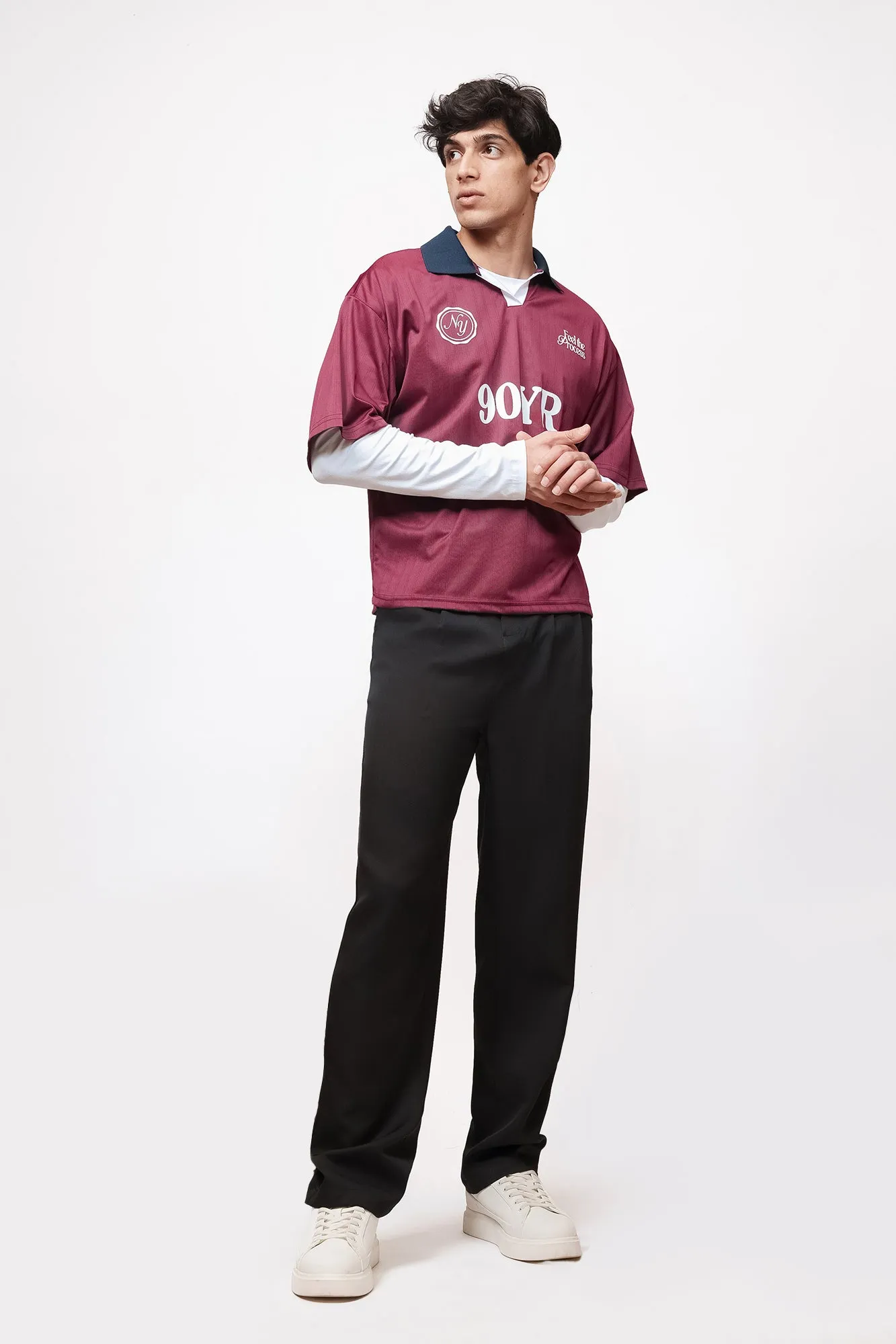 Inkstone Double Pleated Men's Straight Korean Pants