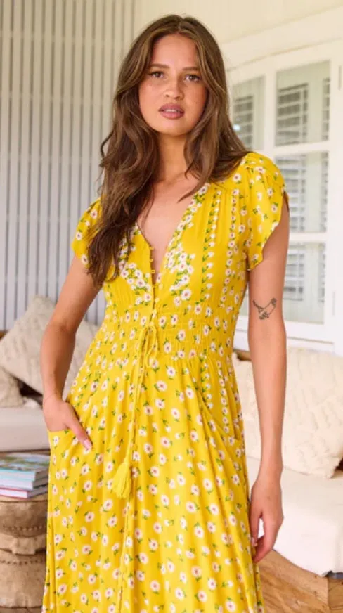 Jaase Sunshine Daisy Romi Mxi Dress