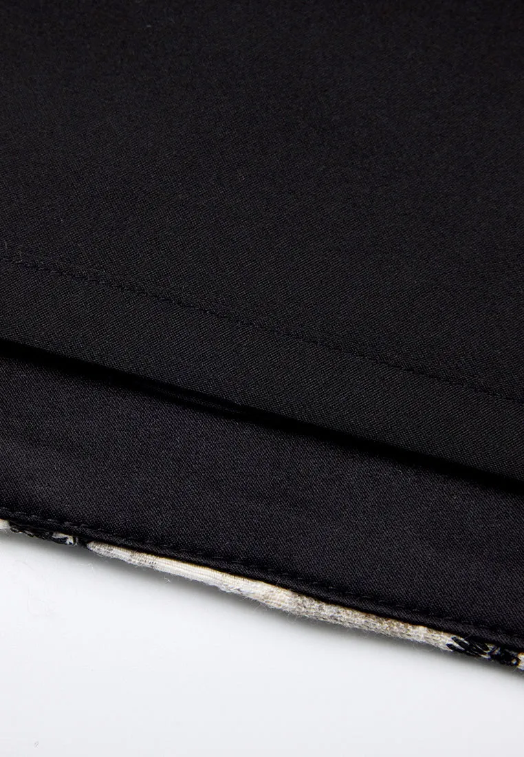 Jacquard Embroidery-&-sequin-detail Skirt