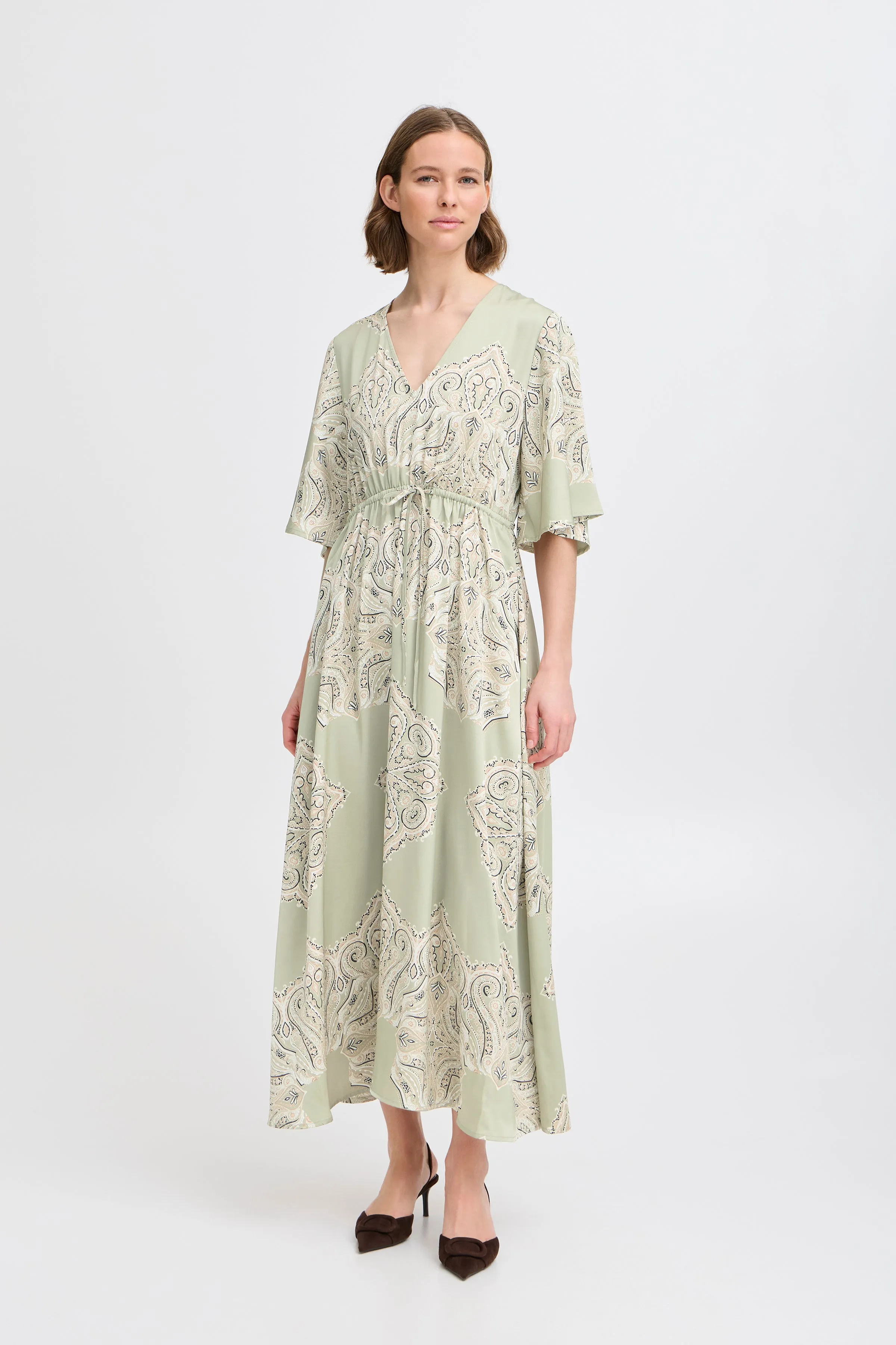 Jannike Dress | Tea Paisley Mix