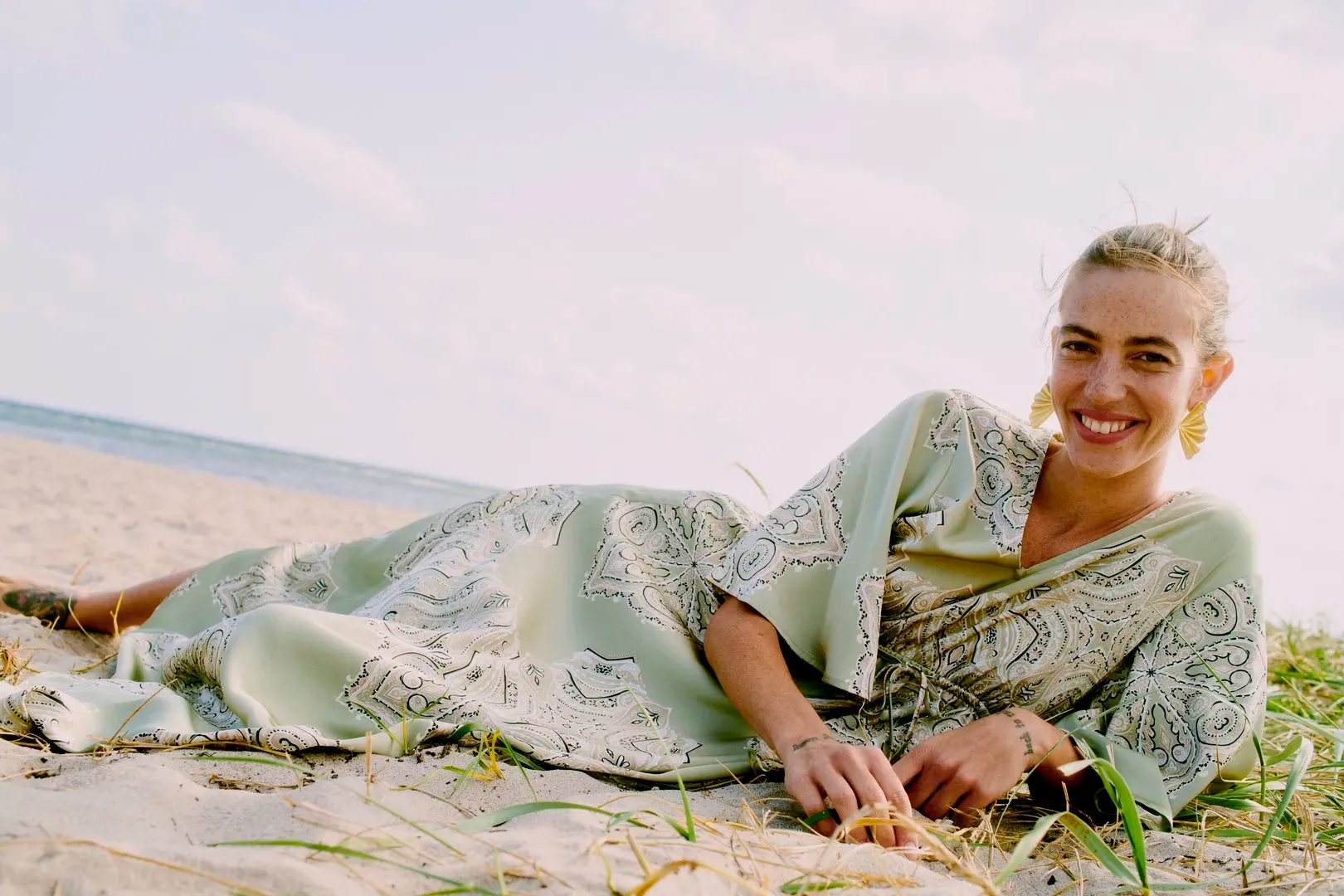 Jannike Dress | Tea Paisley Mix
