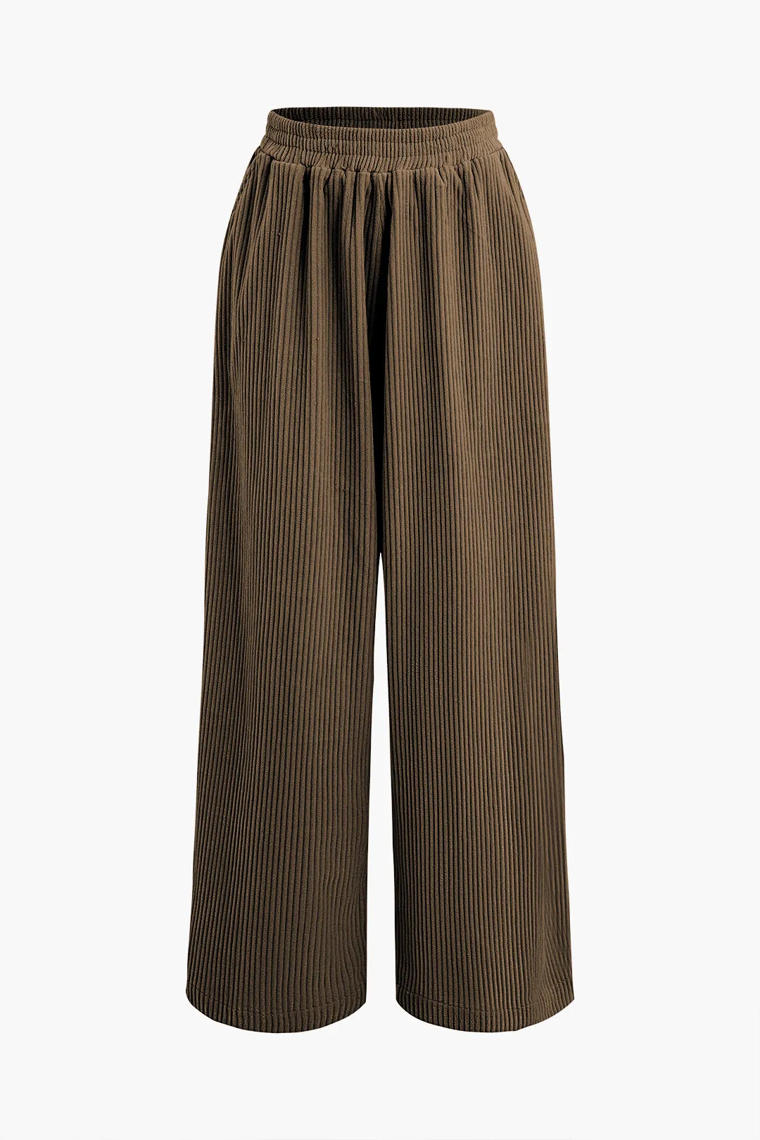 Jemma - Chic Pleated Elegance Woman's Wide Leg Pants