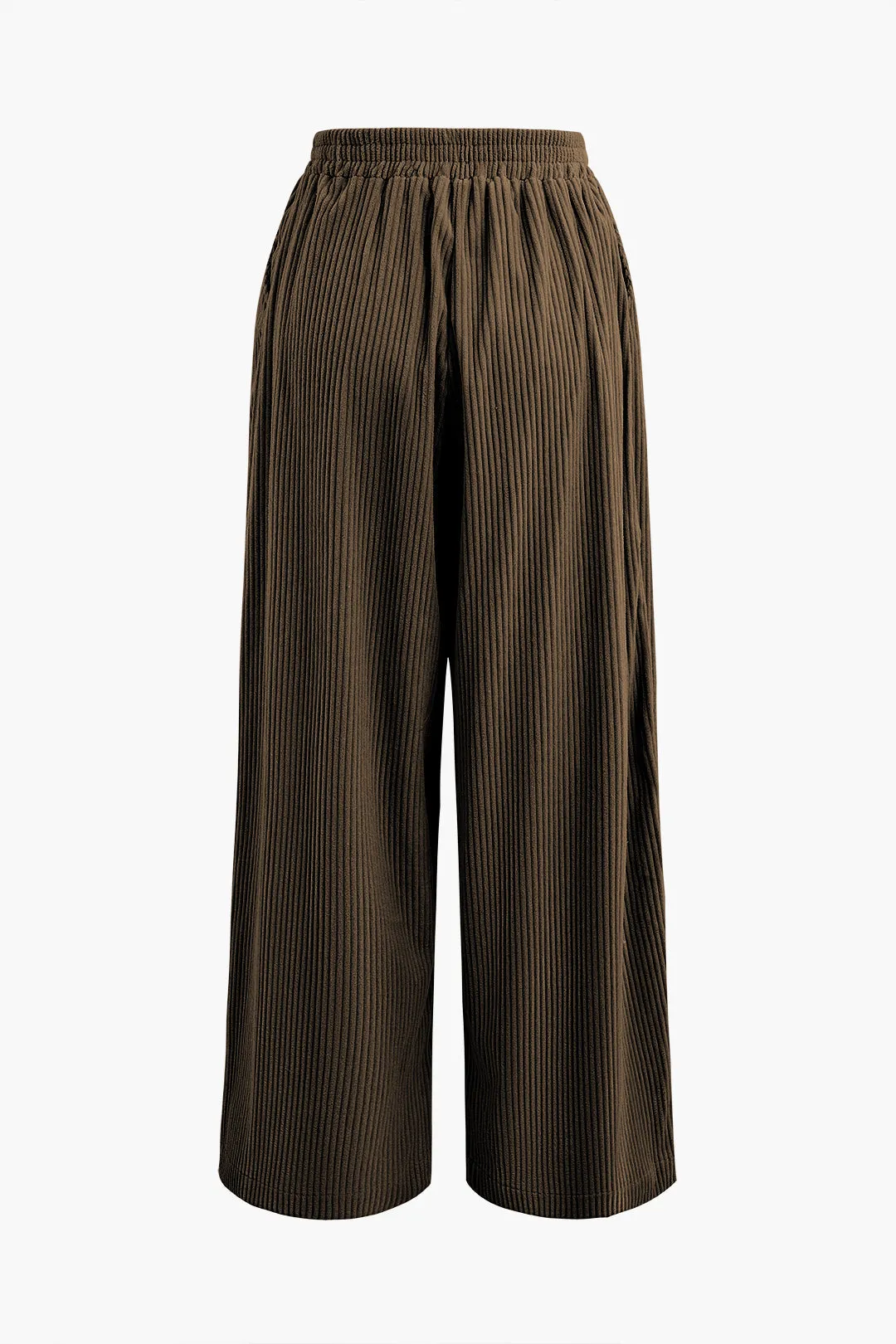 Jemma - Chic Pleated Elegance Woman's Wide Leg Pants