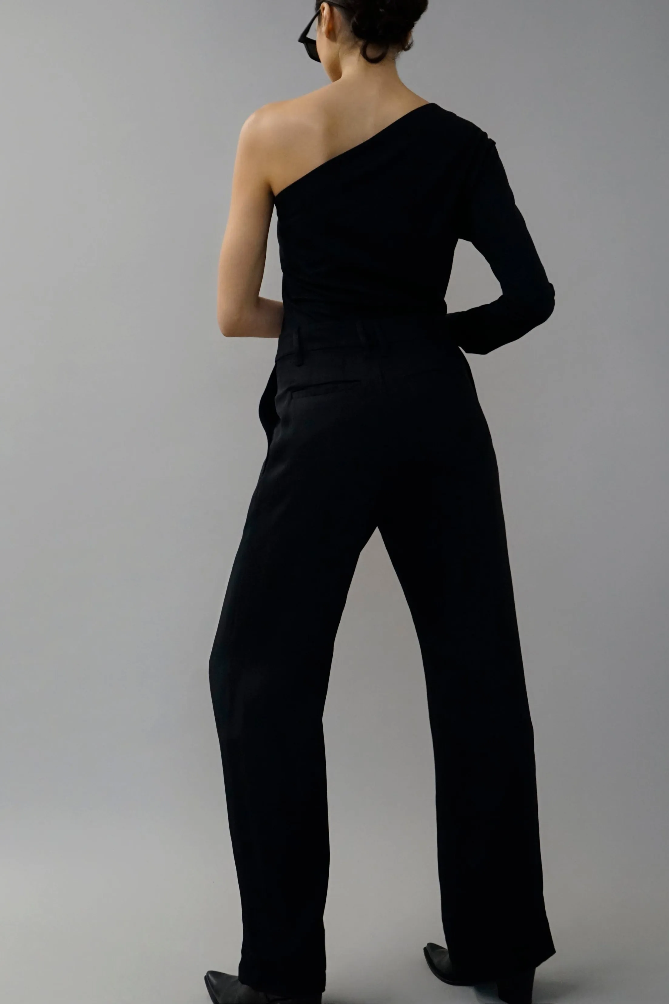 Jonas Black Pleated Trousers