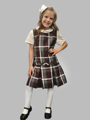Jumper Plaid #91 High Square Neck Jumper