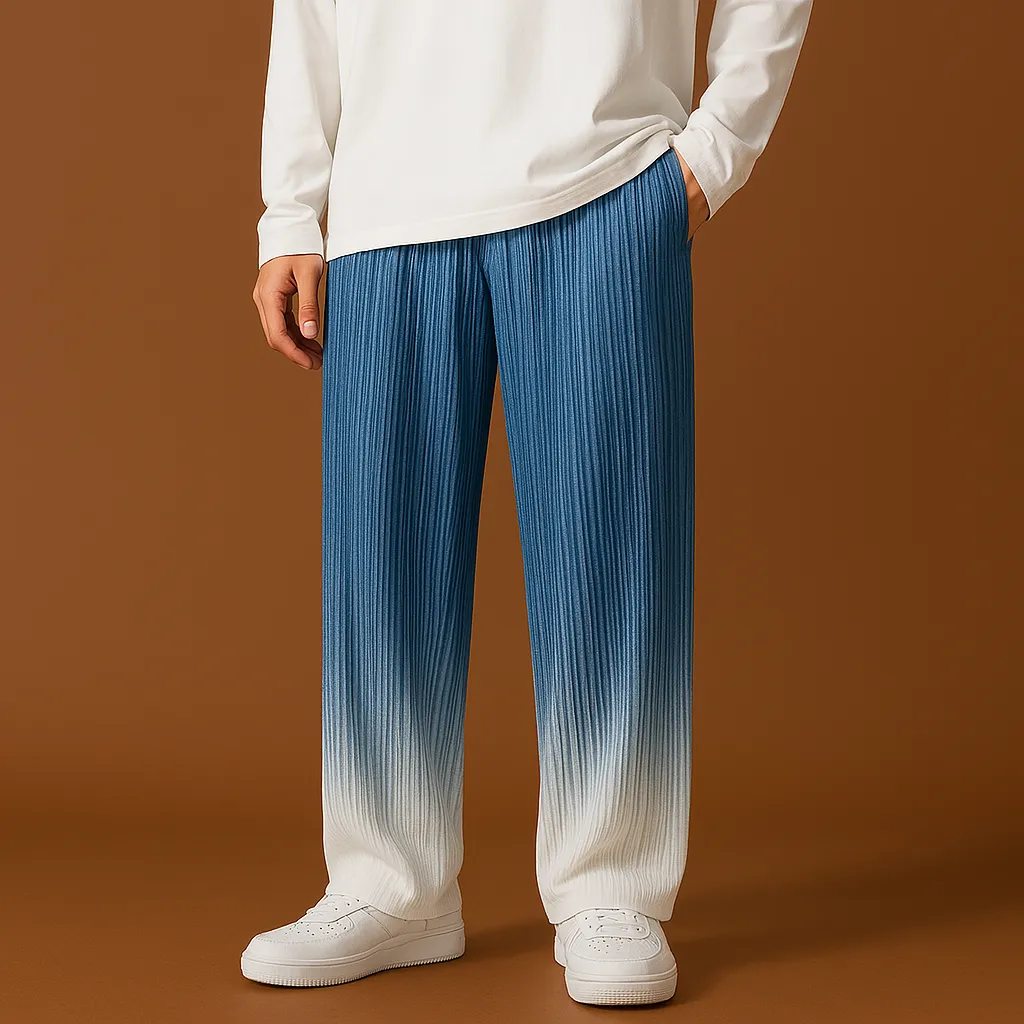 Kai Pleated Silk Pants