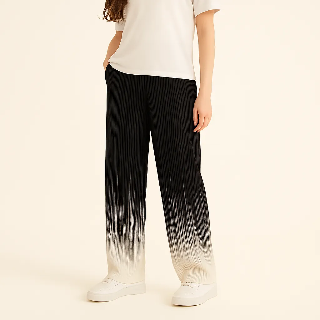 Kai Pleated Silk Pants