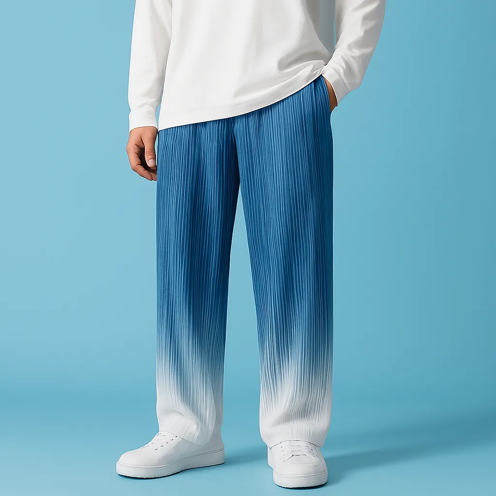 Kai Pleated Silk Pants