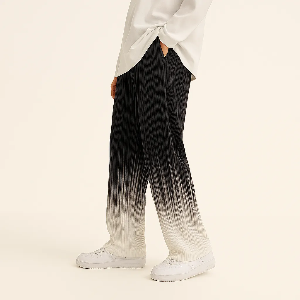 Kai Pleated Silk Pants