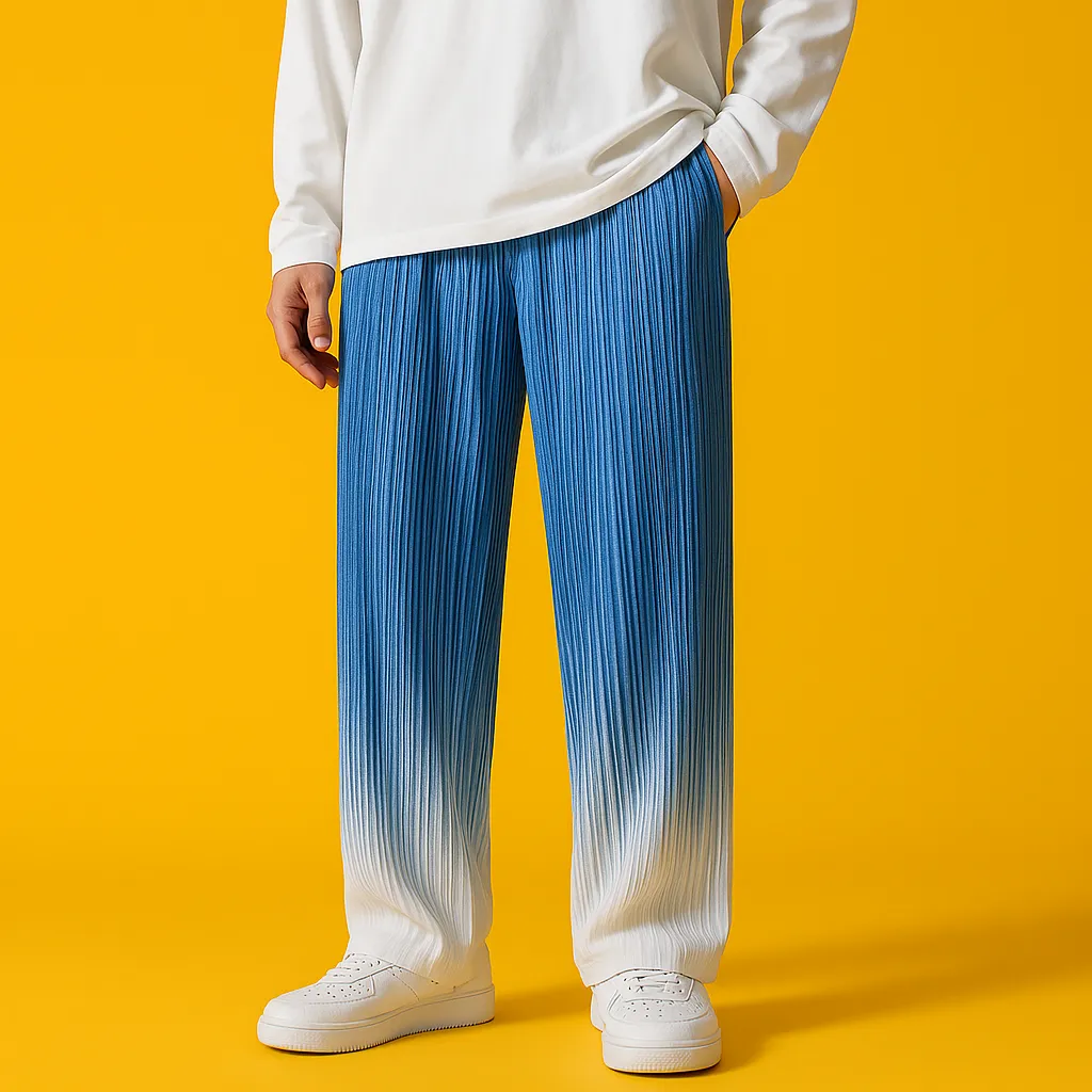 Kai Pleated Silk Pants