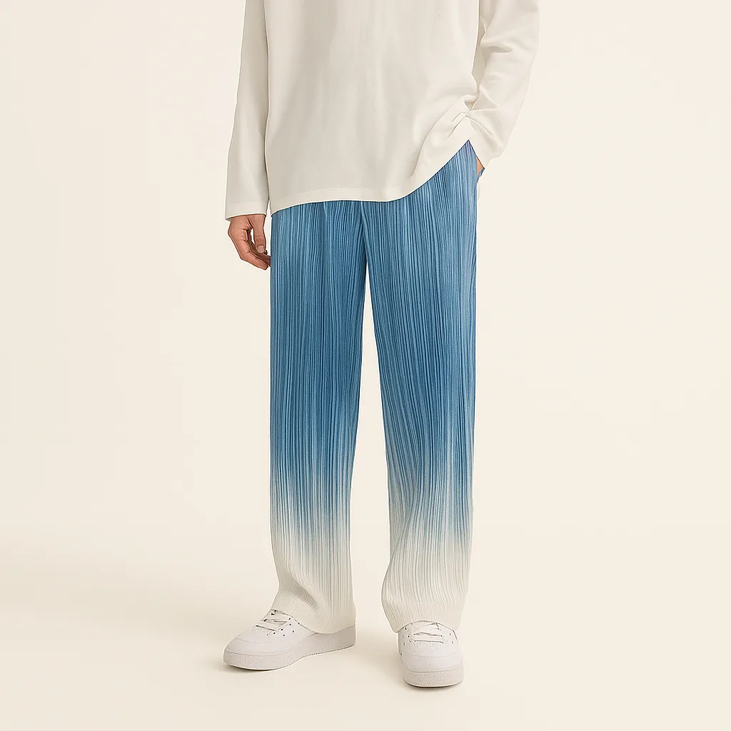 Kai Pleated Silk Pants
