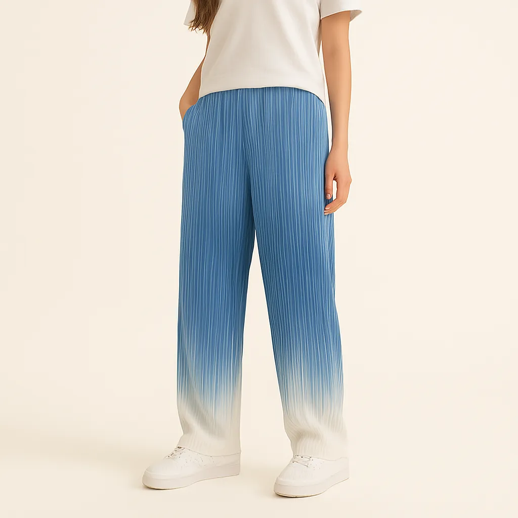 Kai Pleated Silk Pants