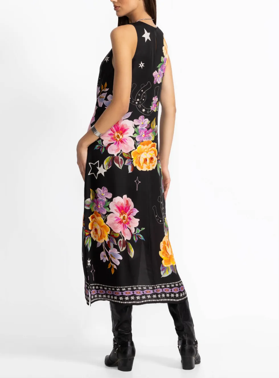 Karolina Tea Length Dress - Western Kasumi