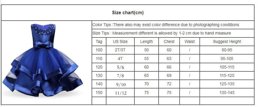 Kids Elegant Pearl Cake Princess Dress Girls Dresses For Wedding Evening Party Embroidery Flower Girl Dress Girl Clothes