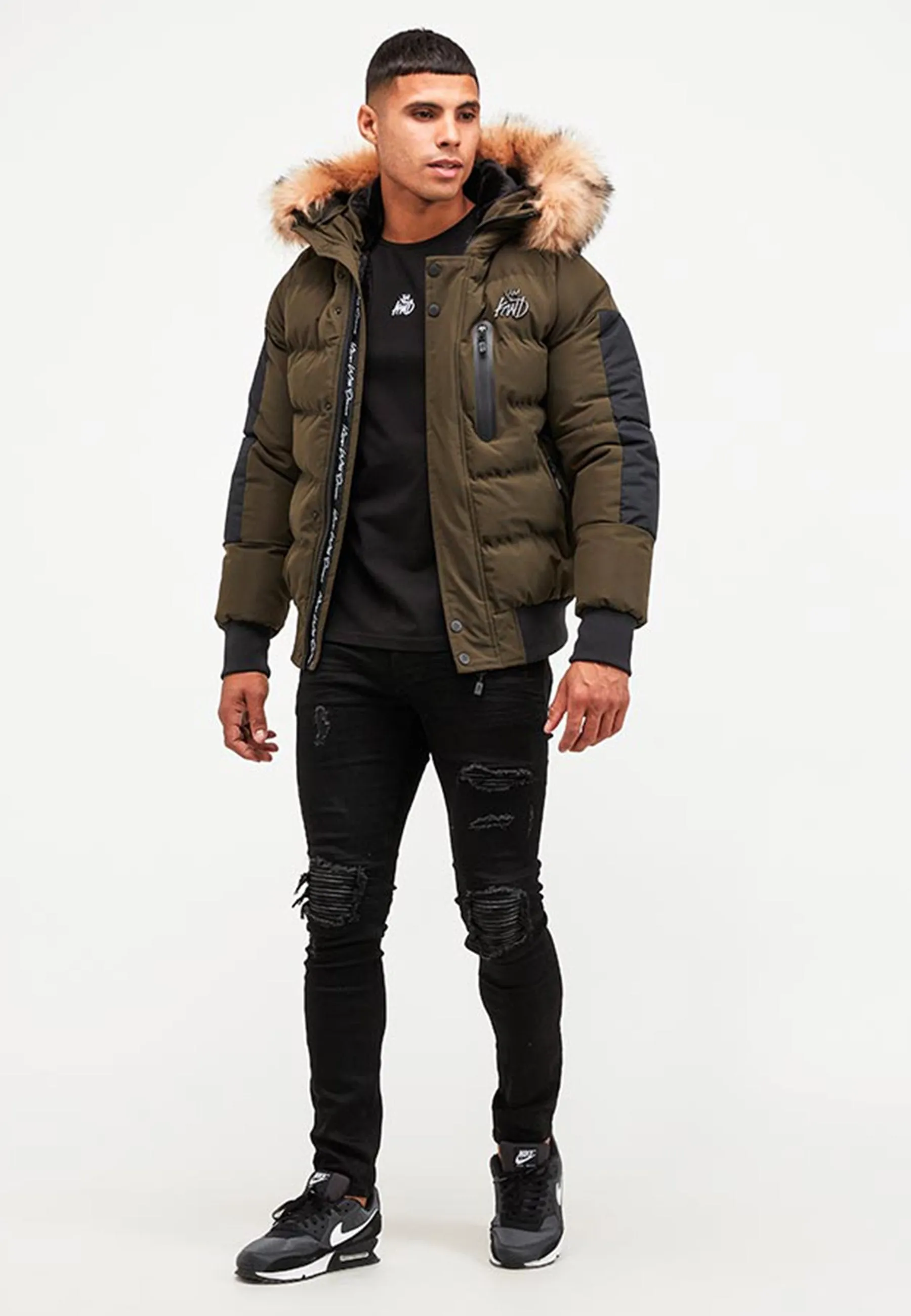 Kings Will Dream Bromley Tech Bomber Jacket Khaki