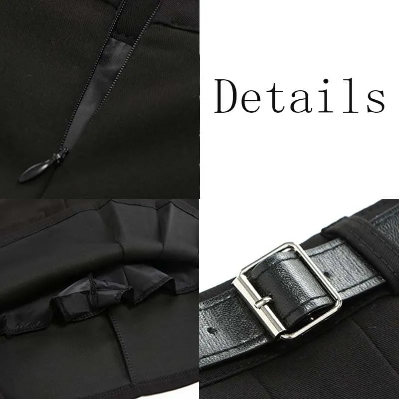 Korean Fashion JK High-waisted Pleated Skirt