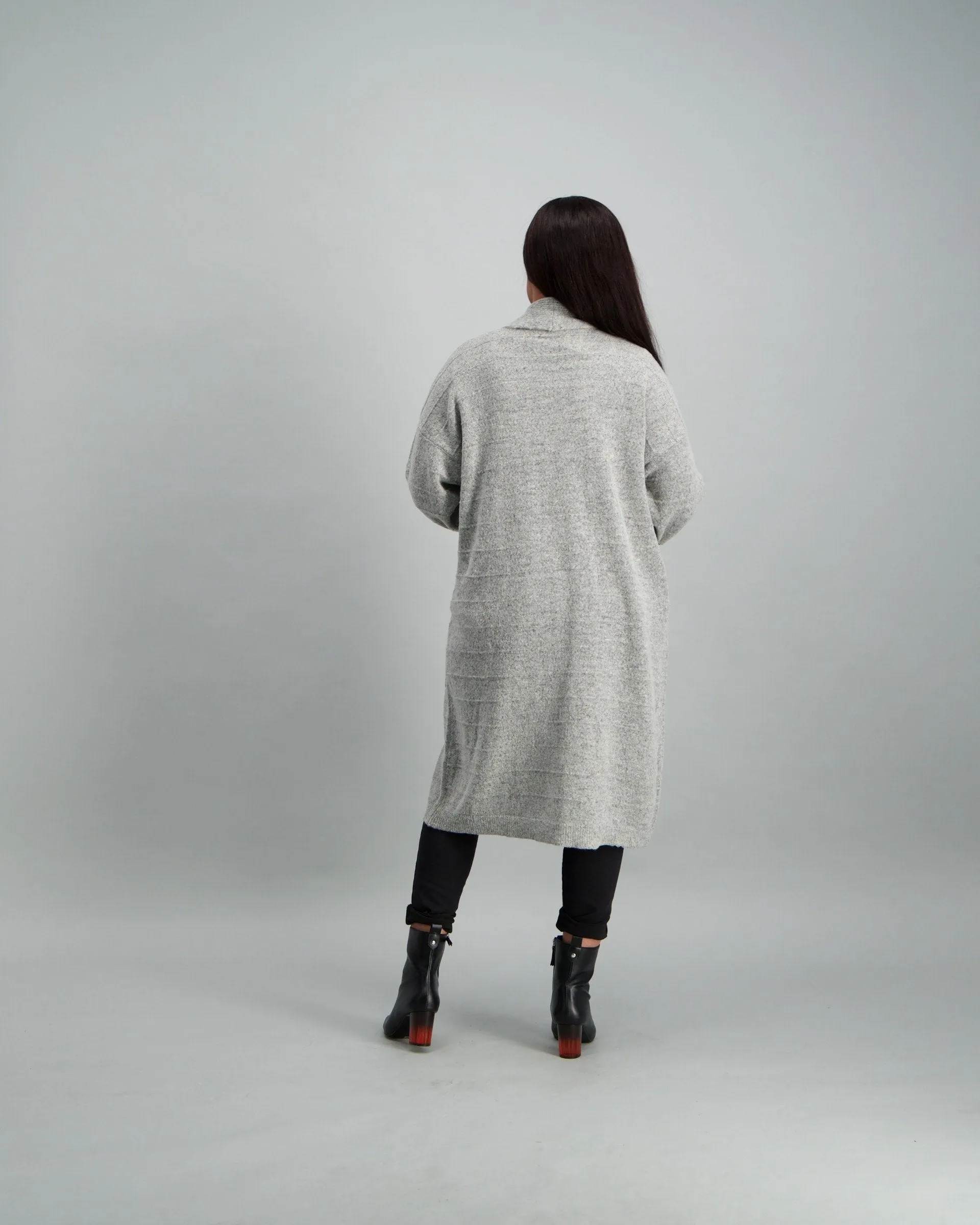 Ladies-Foldover Coatigan