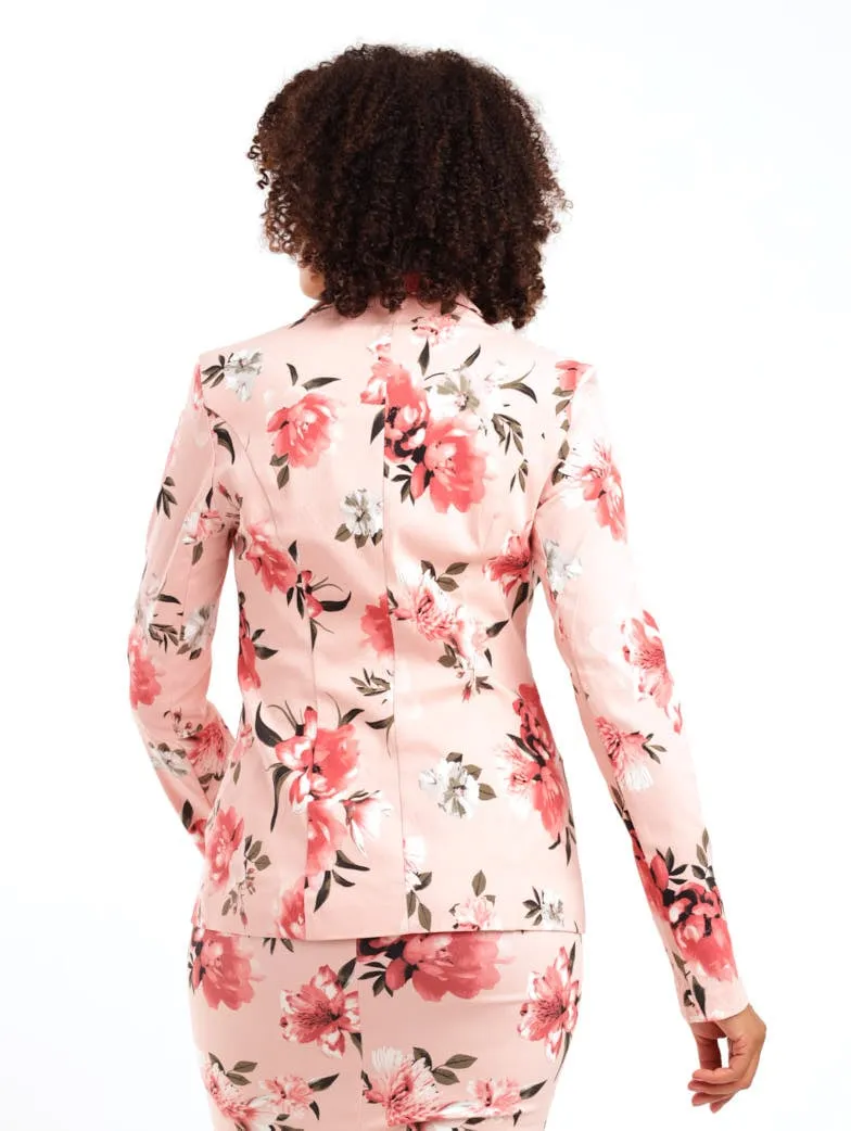 Ladies Printed Bengaline Jacket