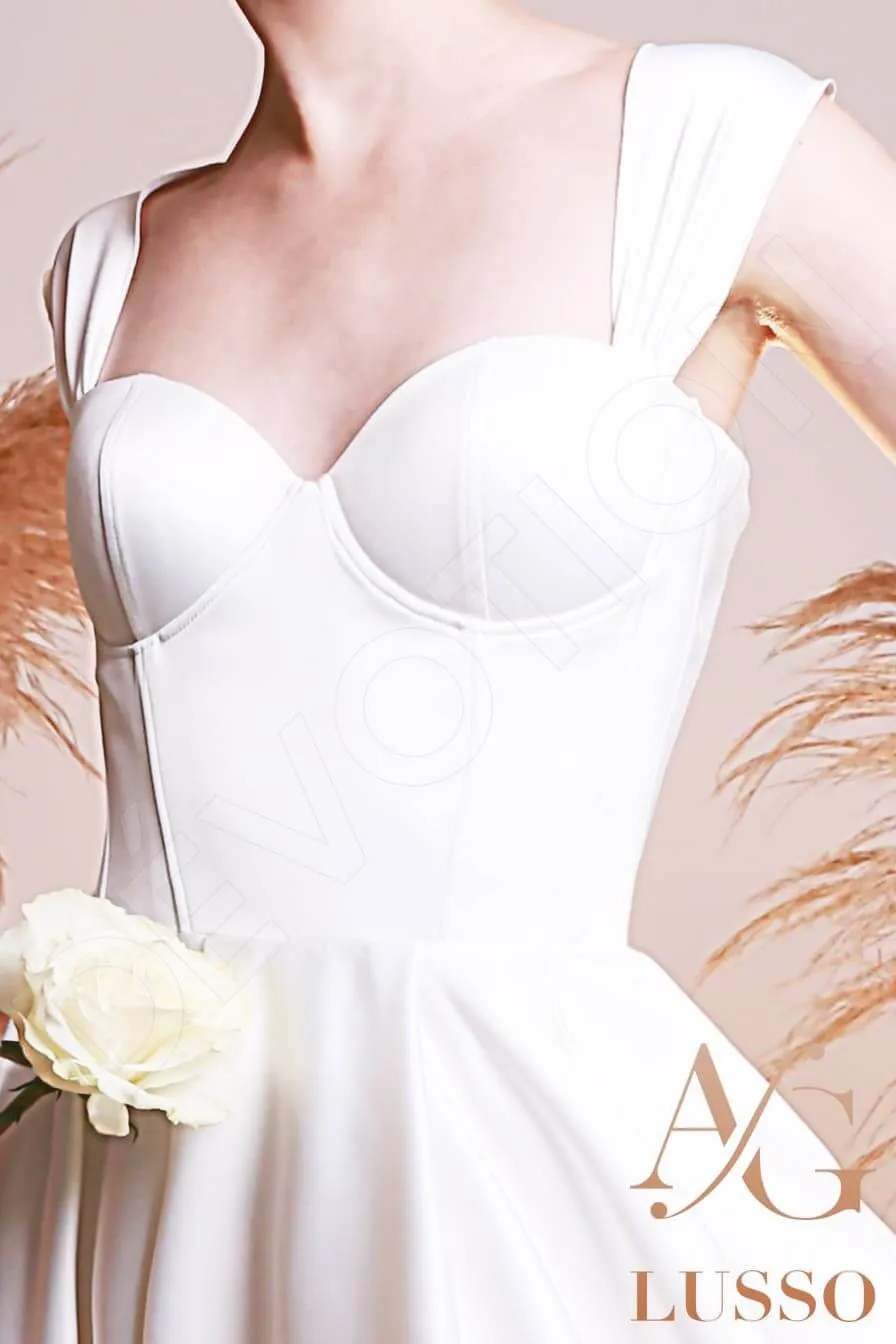 Leena A-line Sweetheart Lightivory Wedding dress
